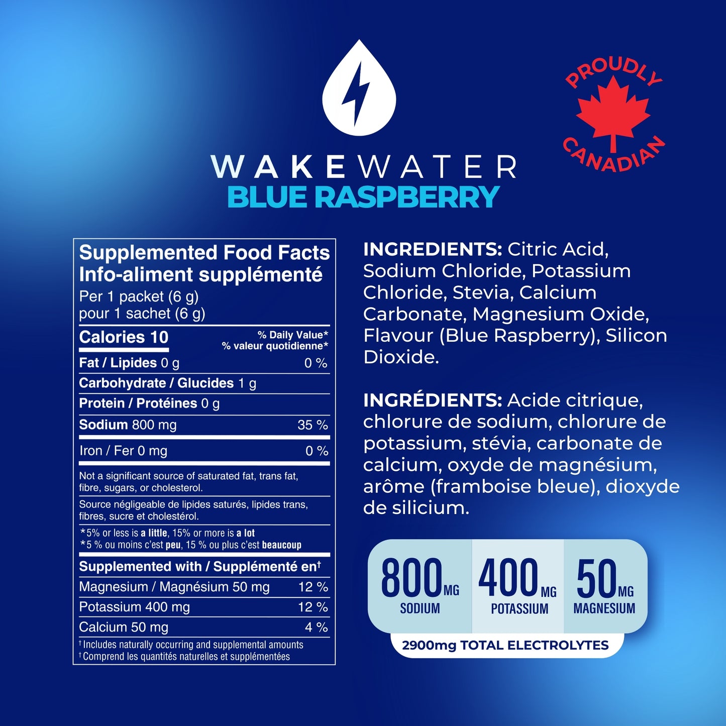 WakeWater Electrolytes Mix & Match Bundle (4 Pouches)