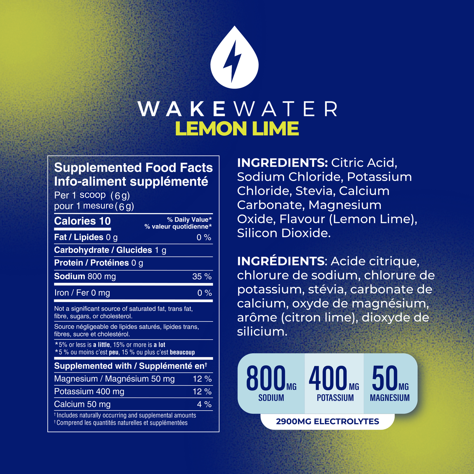 Lemon Lime Electrolytes Tub