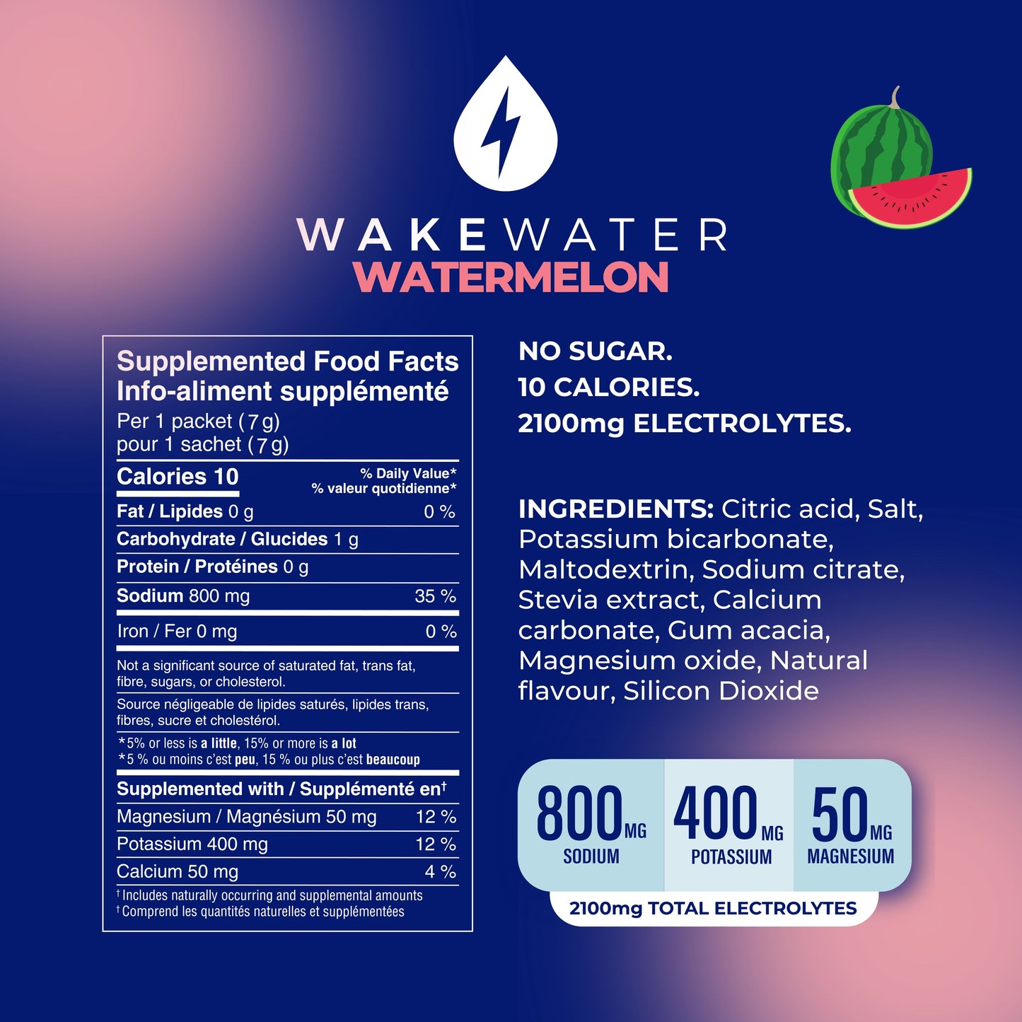 WakeWater Electrolytes Mix & Match Bundle (3 Pouches)