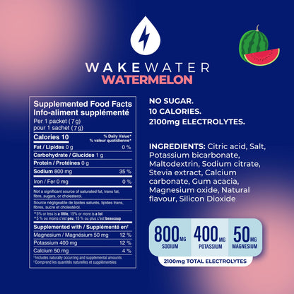 WakeWater Electrolytes Mix & Match Bundle (3 Pouches)