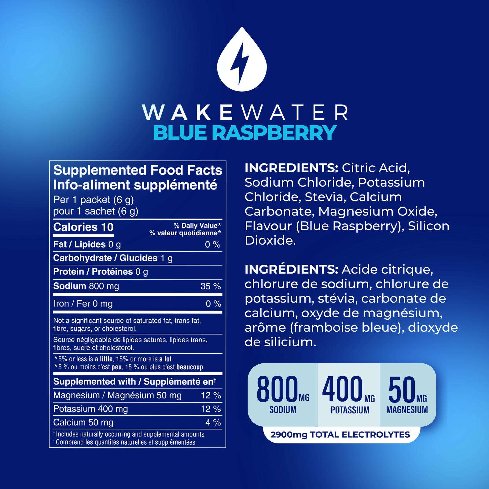 Blue Raspberry Electrolytes Tub