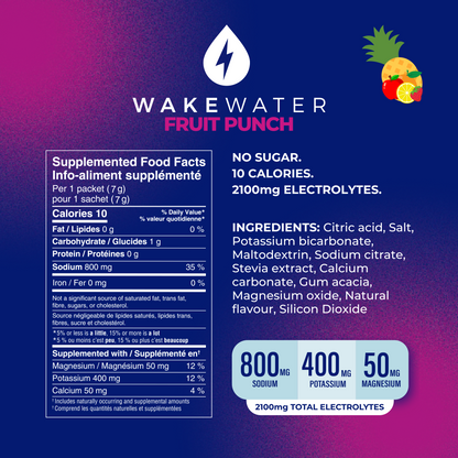 WakeWater Electrolytes Mix & Match Bundle (3 Pouches)