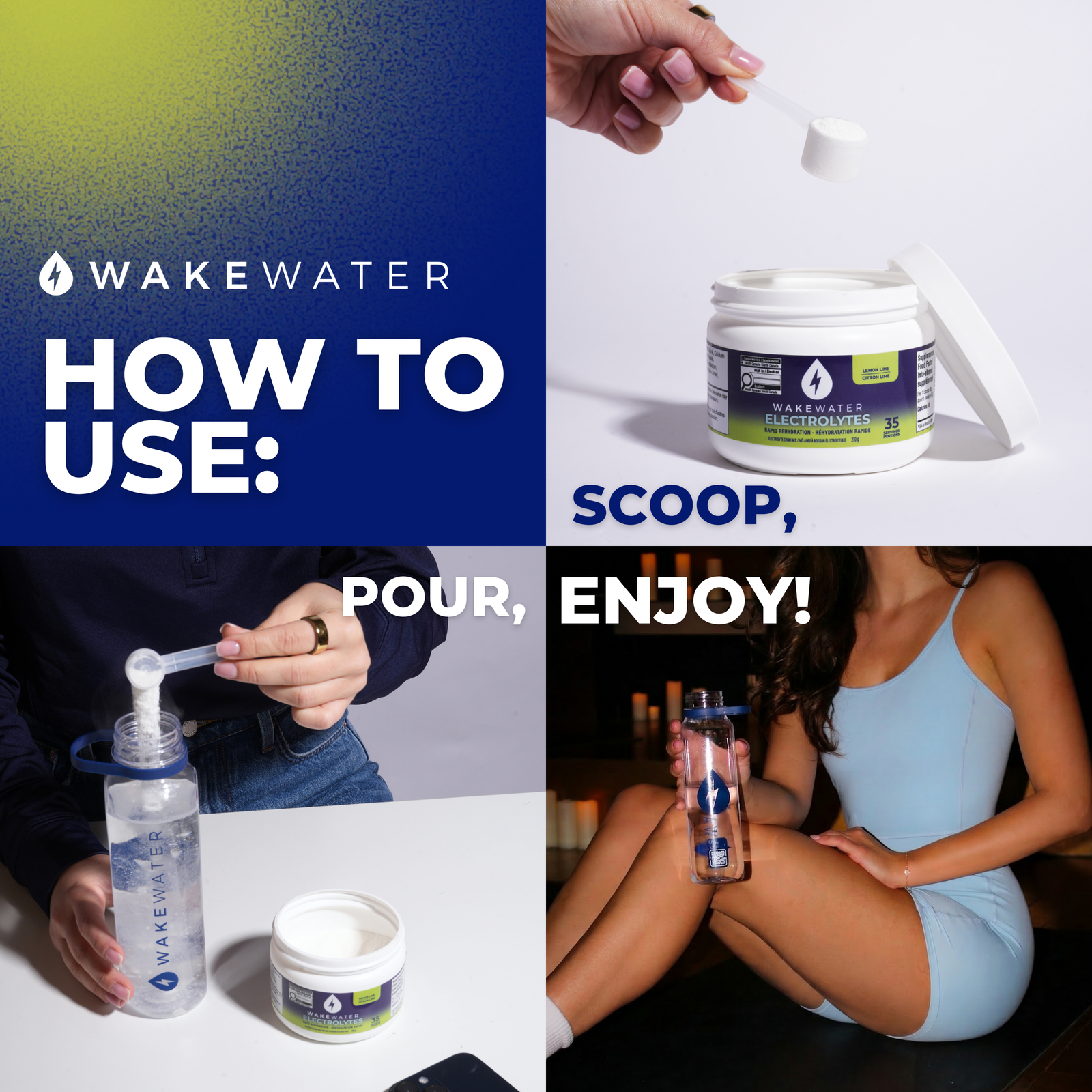 Lemon Lime Electrolytes Tub