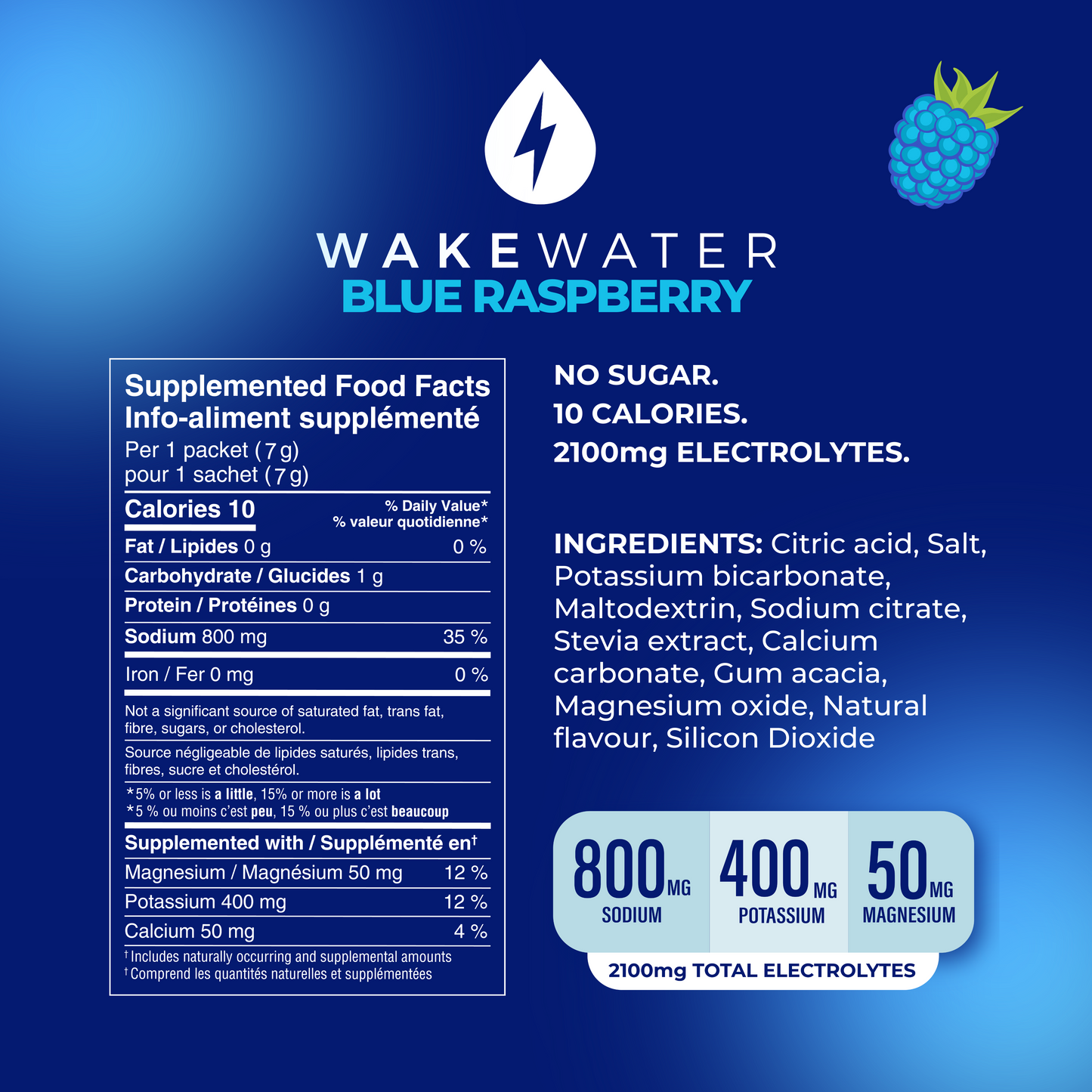 WakeWater Electrolytes Mix & Match Bundle (3 Pouches)