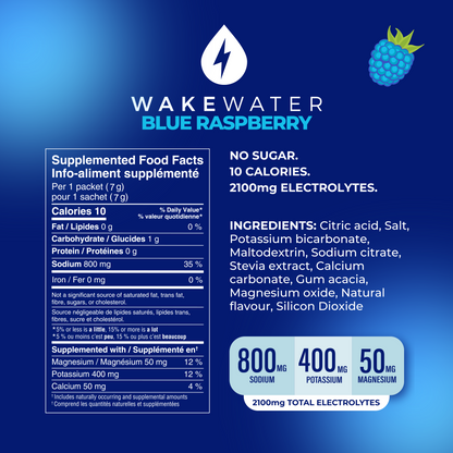 WakeWater Electrolytes Mix & Match Bundle (3 Pouches)