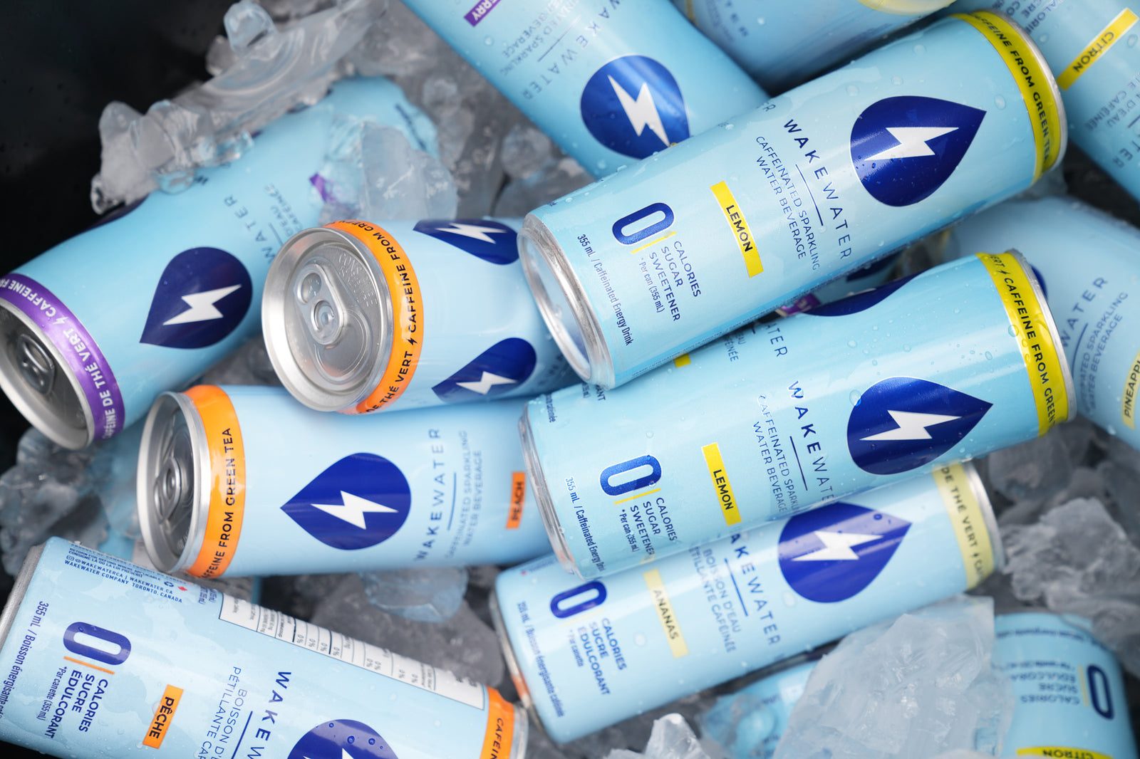 WakeWater Caffeinated Sparkling Water - Individual Product